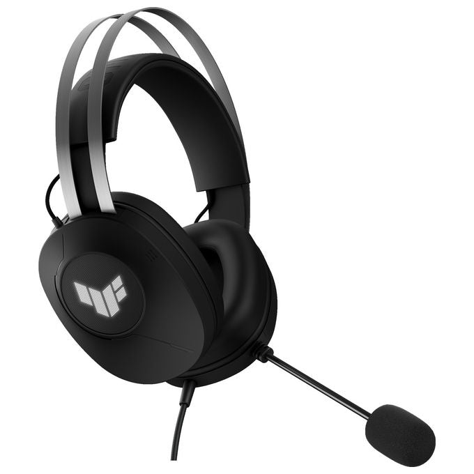 Asus, Cuffie Gaming TUF H1 Gen II, Cablate, USB Tipo A, Nero