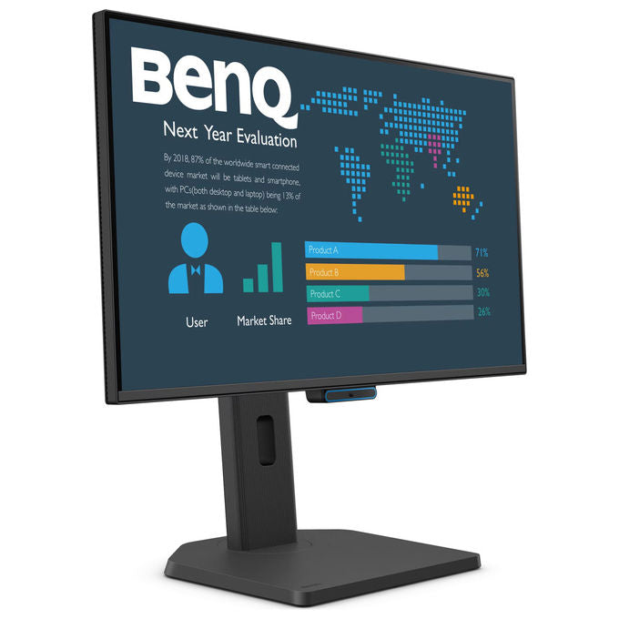 BenQ, Monitor PC, 23.8'' Full HD LCD, Nero