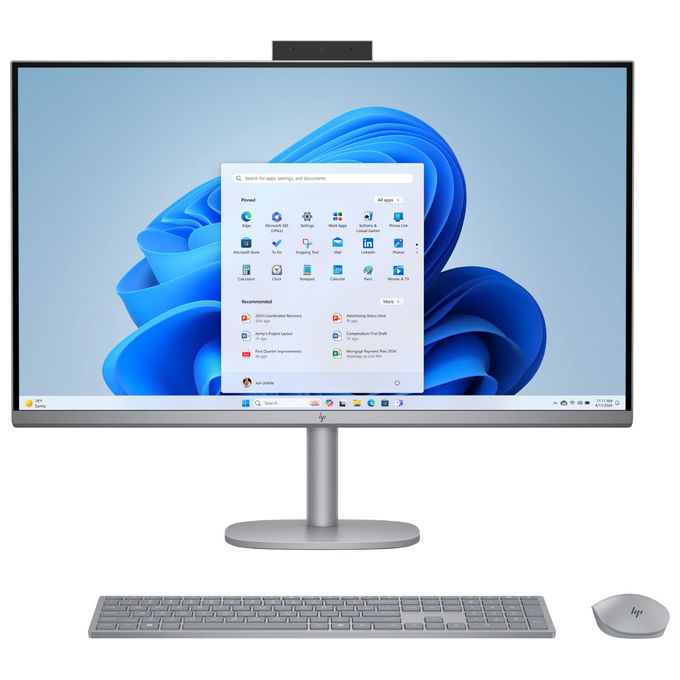 HP, OmniStudio X 32-c0011nl, PC All-in-one, Intel Core Ultra 7, 80 cm 4K, Argento