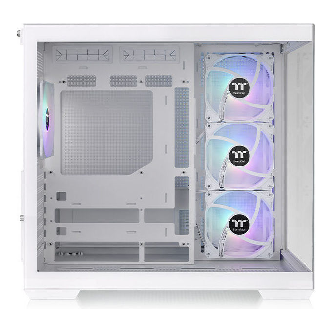 Thermaltake, View 380 TG ARGB Snow, Midi Tower PC, Bianco, Vetro Temperato