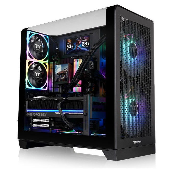 Thermaltake View 390 Air, Midi Tower, Nero, ATX, Gaming