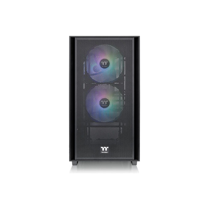 Thermaltake, Case Micro Tower, Versa H16 TG ARGB, Nero, Vetro Temperato