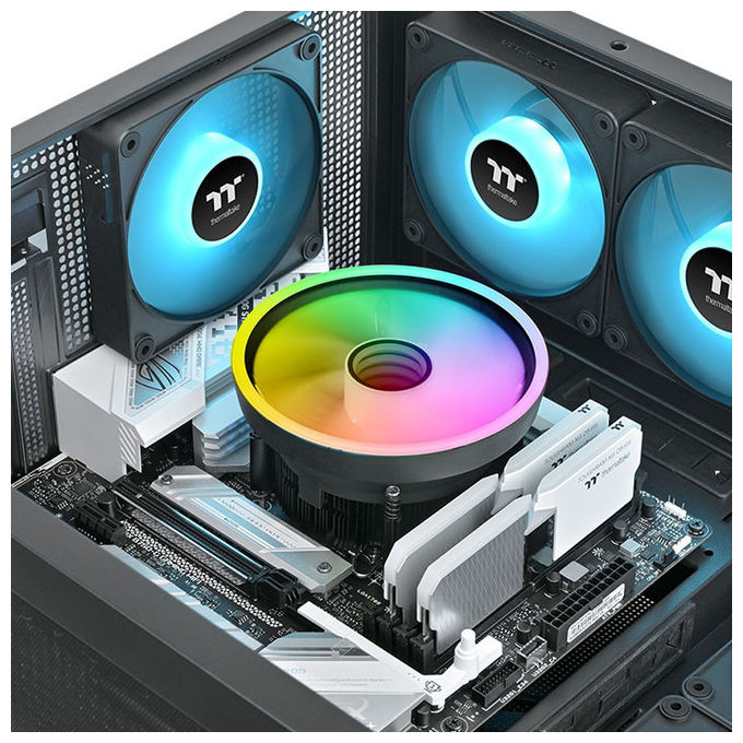 Thermaltake UX150-L ARGB, Raffreddatore ad Aria, 13 cm, Nero