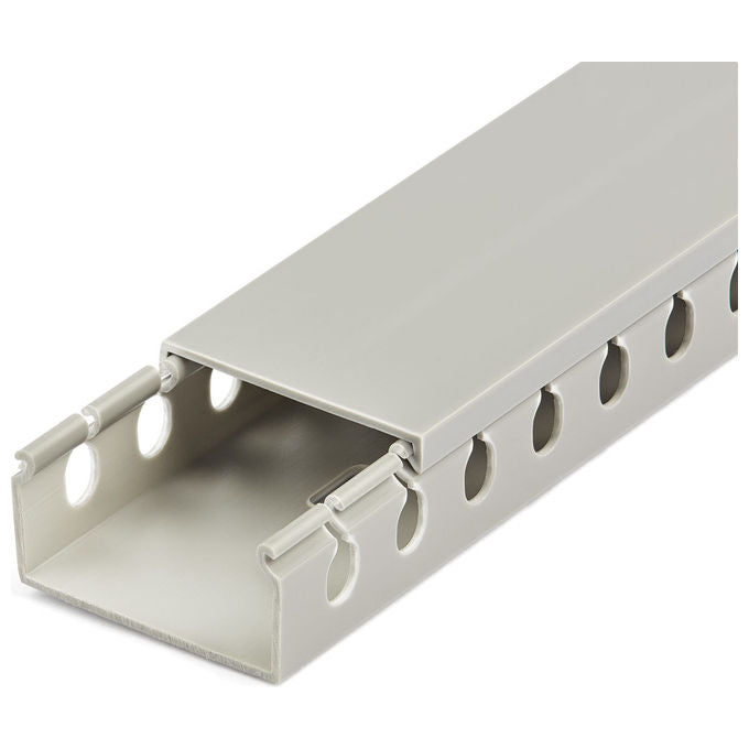 StarTech.com, Canalina Cablaggio Cavi, 50mm x 25mm, 2m, PVC, Grigia