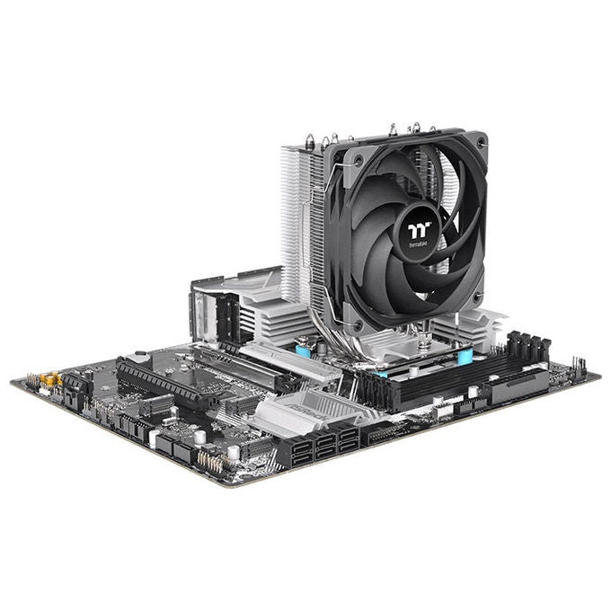 Thermaltake UX400, Raffreddatore ad Aria, 12 cm, Nero Argento