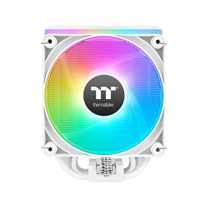 Thermaltake Astria 400 ARGB, Raffreddatore ad Aria Bianco, 12 cm, CPU AMD Intel
