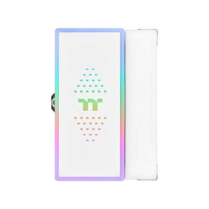 Thermaltake Astria 400 ARGB, Raffreddatore ad Aria Bianco, 12 cm, CPU AMD Intel