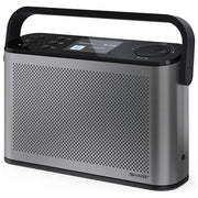 Sharp, Radio Digitale Portatile DAB-DAB+, Display 2.4'', Bluetooth 5.3, Grigio Tempesta