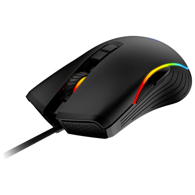 MSI, Mouse Gaming Ambidestro, Ottico, 7200 DPI, Usb, Nero