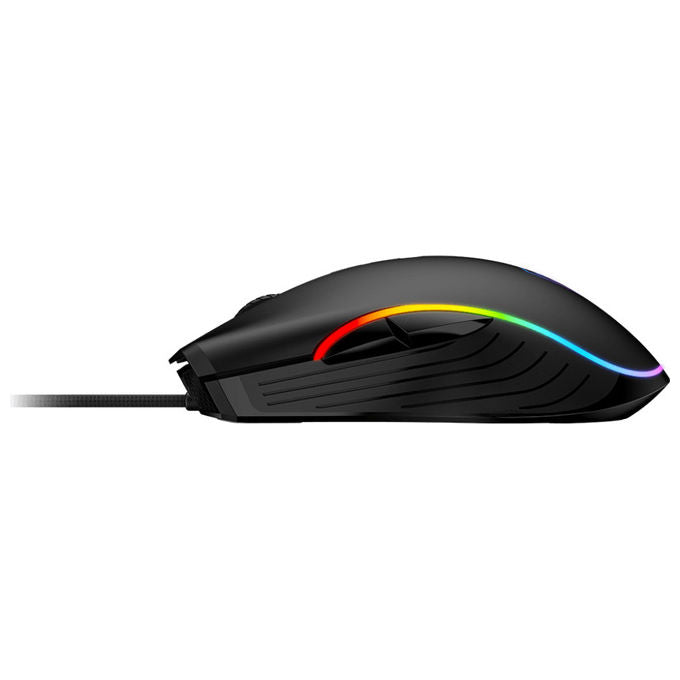 MSI, Mouse Gaming Ambidestro, Ottico, 7200 DPI, Usb, Nero