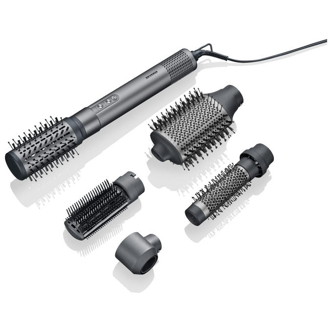 Severin, Kit Styling Capelli, 1500W, Antracite Argento, Tecnologia Ioni