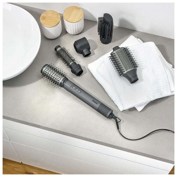 Severin, Kit Styling Capelli, 1500W, Antracite Argento, Tecnologia Ioni