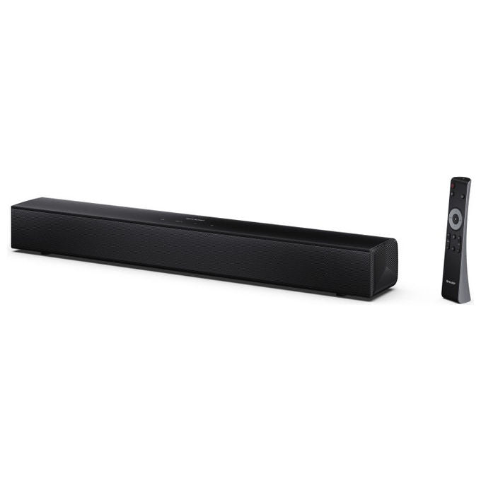Sharp HT-SB121 Soundbar 2.0 120W Bluetooth 5.3 HDMI ARC CEC Ingresso Ottico USB Roku TV Ready colore Nero