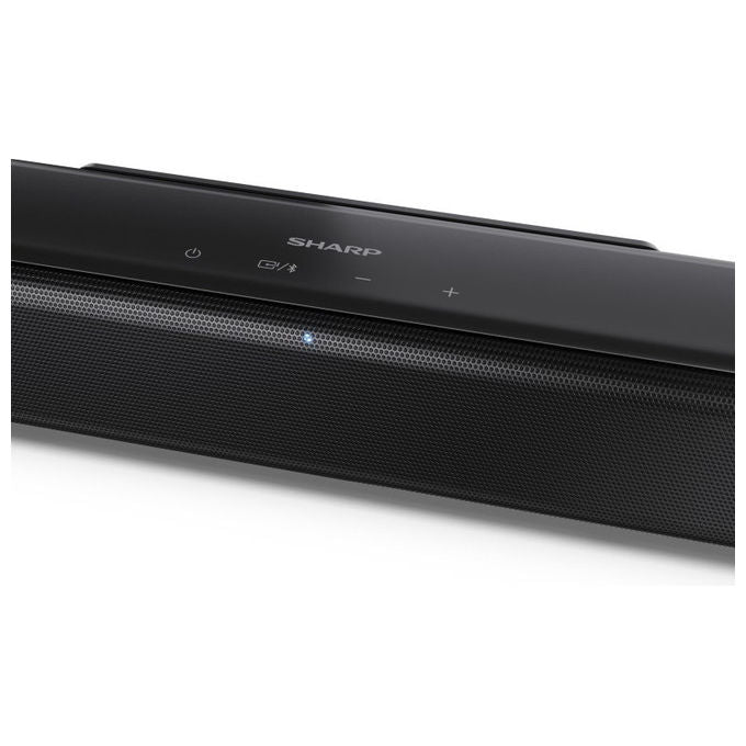 Sharp HT-SB145 Soundbar 2.0 Canali 150W Bluetooth 5.3 HDMI ARC USB AUX Montabile a Parete colore Nero