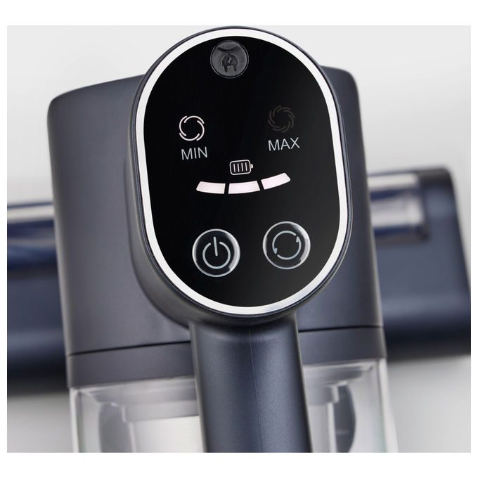 Severin HV7178 Scopa Elettrica Senza Filo 2 in 1 0,5 L 130 W 40 min 80 dB colore Blu