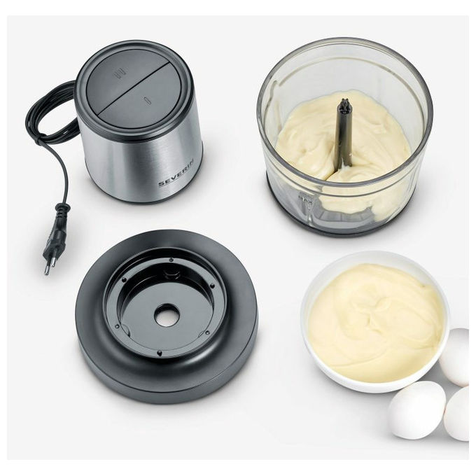 Severin KM3867 Tritatutto Elettrico 1 L 400 W contenitore in vetro senza BPA colore Nero