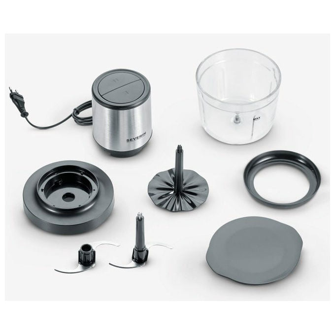Severin KM3867 Tritatutto Elettrico 1 L 400 W contenitore in vetro senza BPA colore Nero
