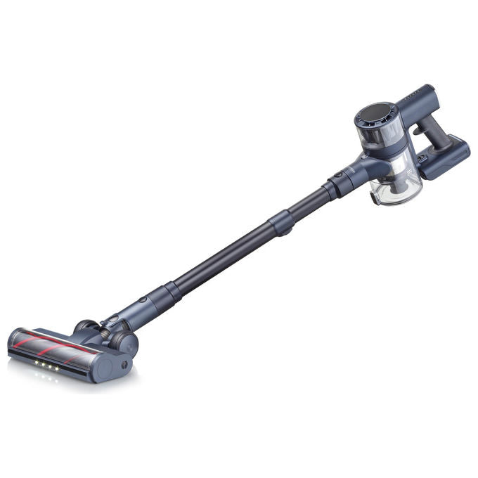 Severin HV 7175 Aspirapolvere Scopa Elettrica Senza Sacchetto 0,5 L 200 W 40 min 80 dB colore Blu Metallico