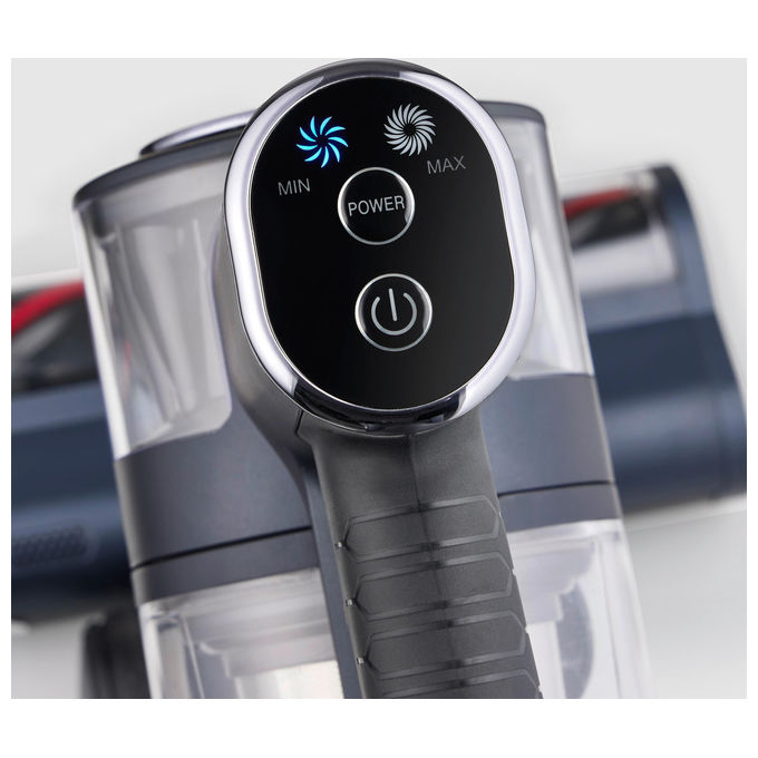 Severin HV 7175 Aspirapolvere Scopa Elettrica Senza Sacchetto 0,5 L 200 W 40 min 80 dB colore Blu Metallico