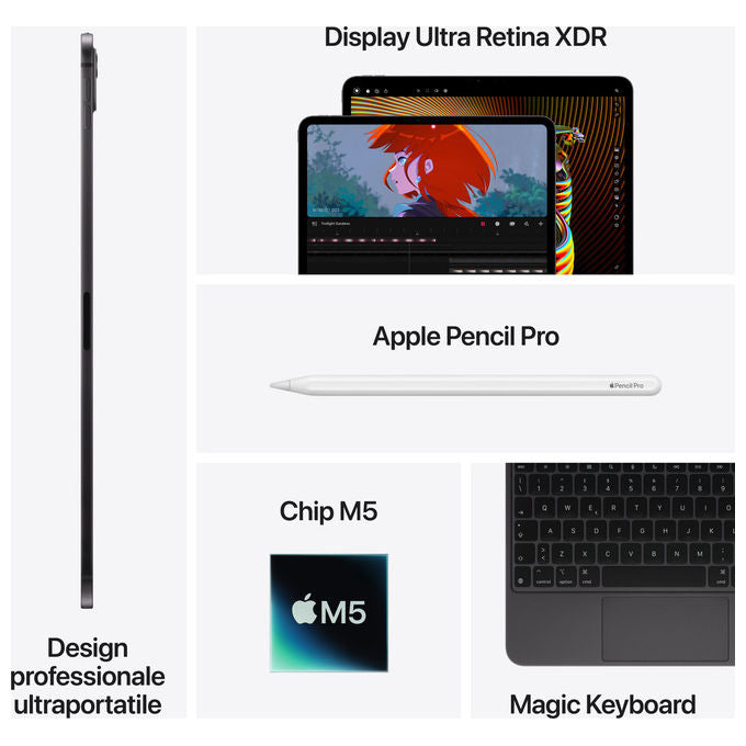 Apple, iPad Pro 13'', Wi-Fi, 2TB, Argento