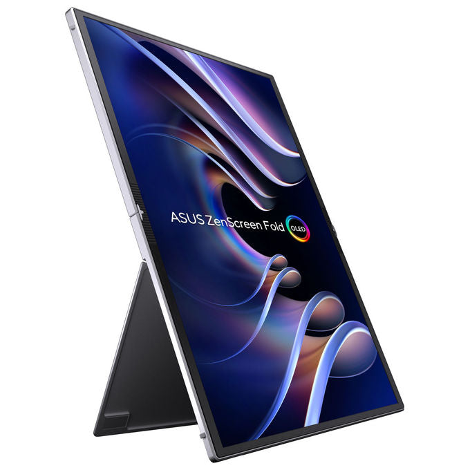 Asus ZenScreen Fold OLED MQ17QH, Monitor PC Pieghevole 17.3'', Quad HD Argento