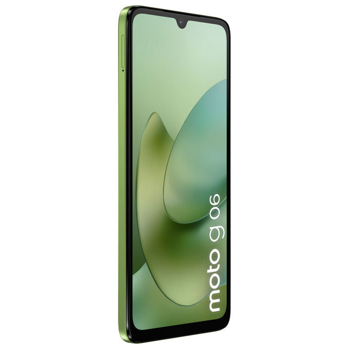 Motorola MOTO G06 Smartphone 6.88'' Doppia SIM 4G Android 15 4GB RAM 128GB Fotocamera 50MP Batteria 5200mAh NFC colore Verde