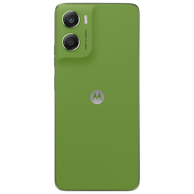 Motorola MOTO G06 Smartphone 6.88'' Doppia SIM 4G Android 15 4GB RAM 128GB Fotocamera 50MP Batteria 5200mAh NFC colore Verde