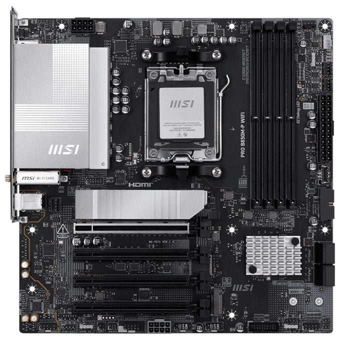 Msi, Pro B850M-P Wifi, Scheda Madre Micro Atx, Amd B850, Socket Am5