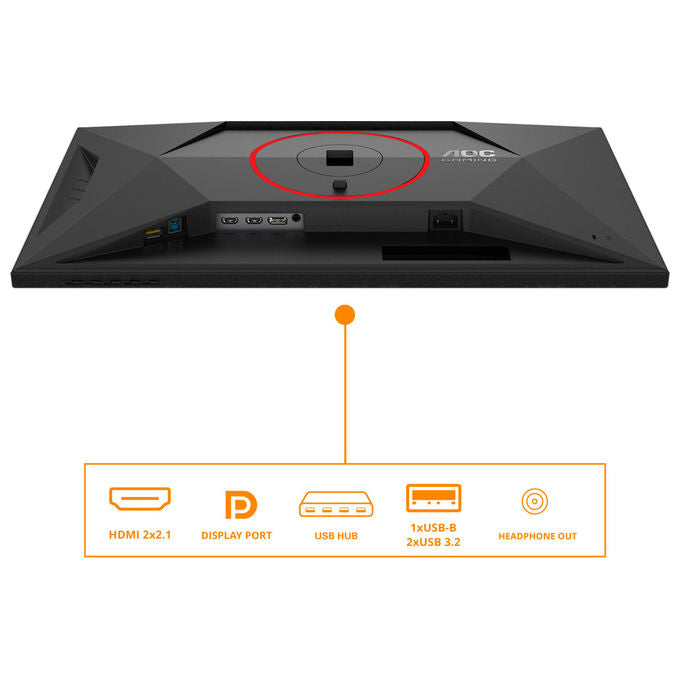 AOC, Monitor PC 27'' Quad HD LED Nero, G4 Q27G4SRU Gaming, 2560x1440, 1 ms