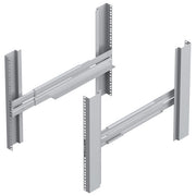 Conceptronic RRK02, Kit Montaggio Rack 2U, Grigio, Montaggio a Rack