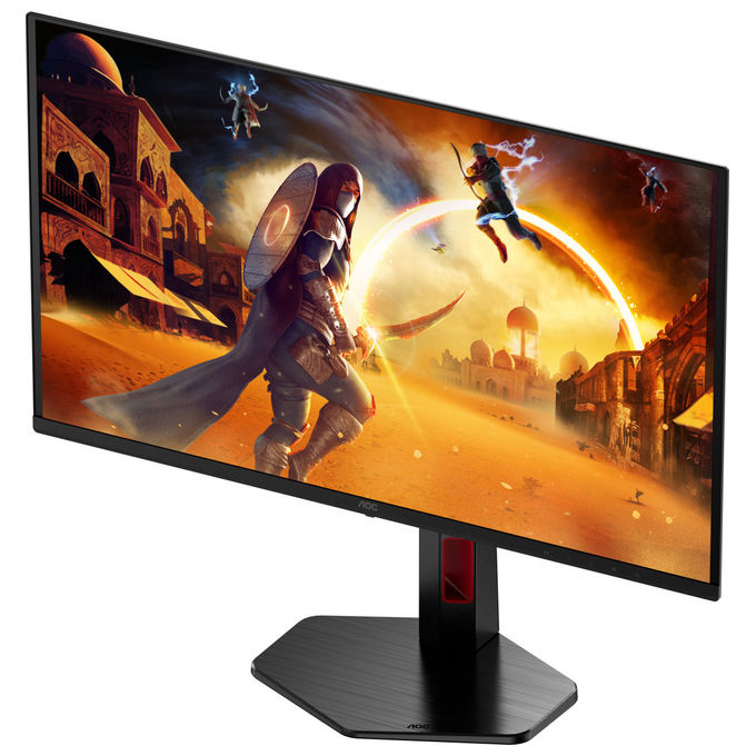 Aoc, Monitor Gaming Qhd, 27'', Qd-Oled, 240Hz, Nero Rosso, G4 Q27G4ZDR