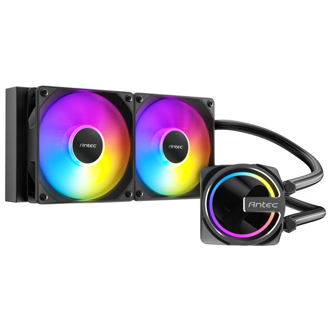 Antec, Raffreddamento a Liquido CPU, Skeleton 240 ARGB, Nero