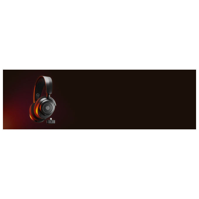 Steelseries Arctis Nova 7, Cuffie Gaming Wireless, Nero