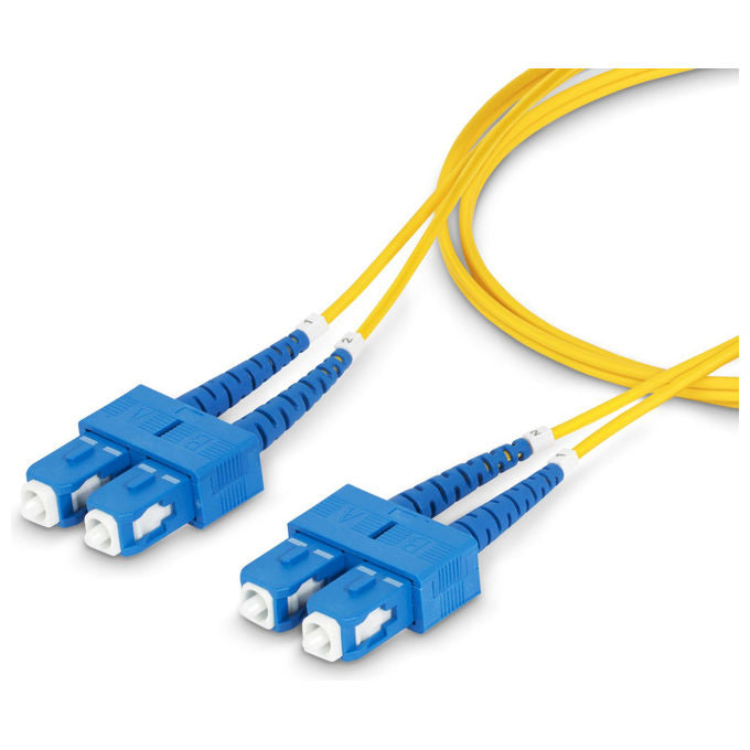 StarTech.com, Cavo Fibra Ottica, Mono Splitmodale OS2, SC a SC, 2m