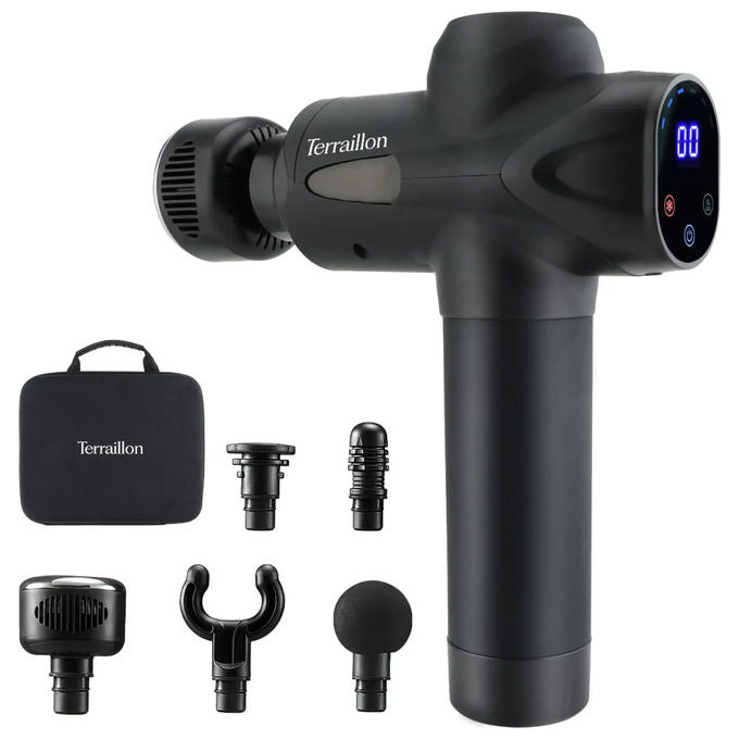 Terraillon, Pistola Massaggiante Multizone Expert, 4 Testine, 20 Velocita'