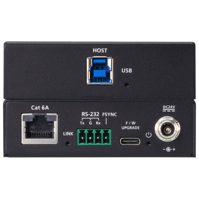 Aten UCE33100 Extender USB 3.2 Gen 1 4 Porte Cat 6A 100 m 5 Gbps Plug and Play RS-232 FSYNC colore Nero