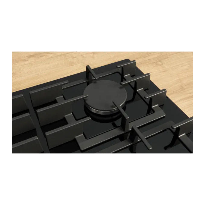 Bosch, Piano Cottura a Gas, Serie 8 PRS9A6H40, 90 cm, 5 Fuochi, Nero