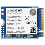 Kingston Technology, SSD NVMe, 500GB, M.2 2230, NV3