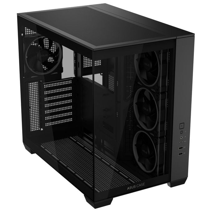 Asus A32 Plus Nero, Case ATX Mid-Tower, Vetro Temperato, ARGB