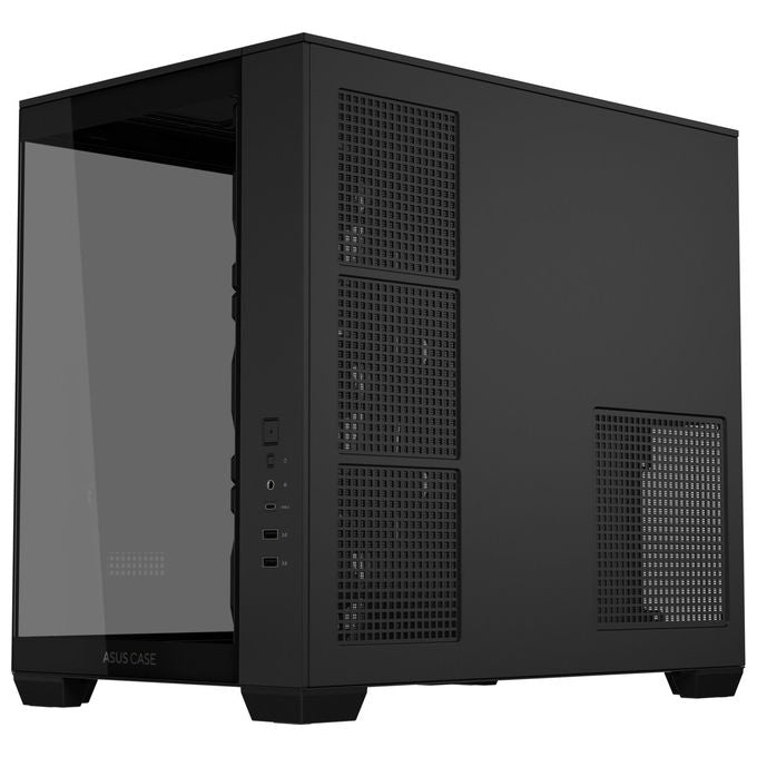Asus A32 Plus Nero, Case ATX Mid-Tower, Vetro Temperato, ARGB