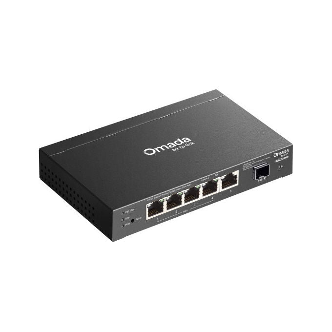 TP-Link SG2206MP Omada Switch L2 Gigabit Ethernet 6 Porte 5x RJ-45 4x PoE+ 1x SFP 63 W 12 Gbit-s
