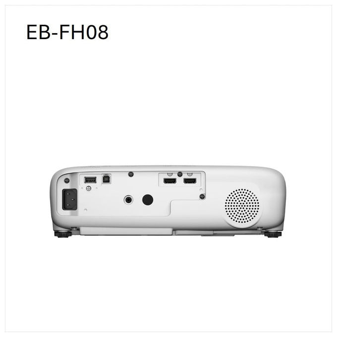 Epson V11HB54040 EB-FH08 Videoproiettore Full HD 1080p 3LCD 3600 ANSI lumen 2 HDMI Altoparlante 2W colore Bianco