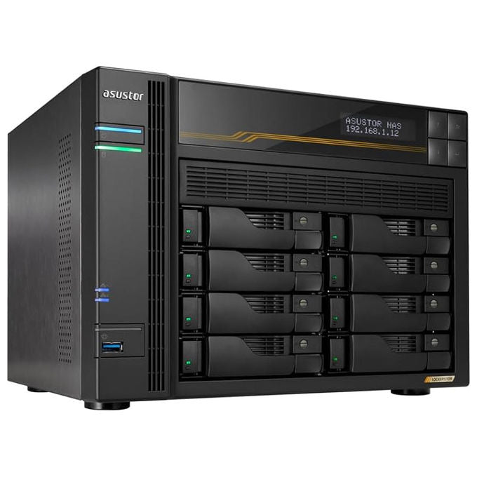 Asustor, Nas Lockerstor 8 Gen3 AS6808T, 8 Alloggiamenti