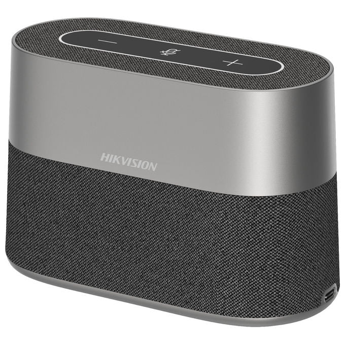 Hikvision, Altoparlante per Videoconferenza, Grigio Argento, Supporta riduzione del rumore, DS-UAC-S1V
