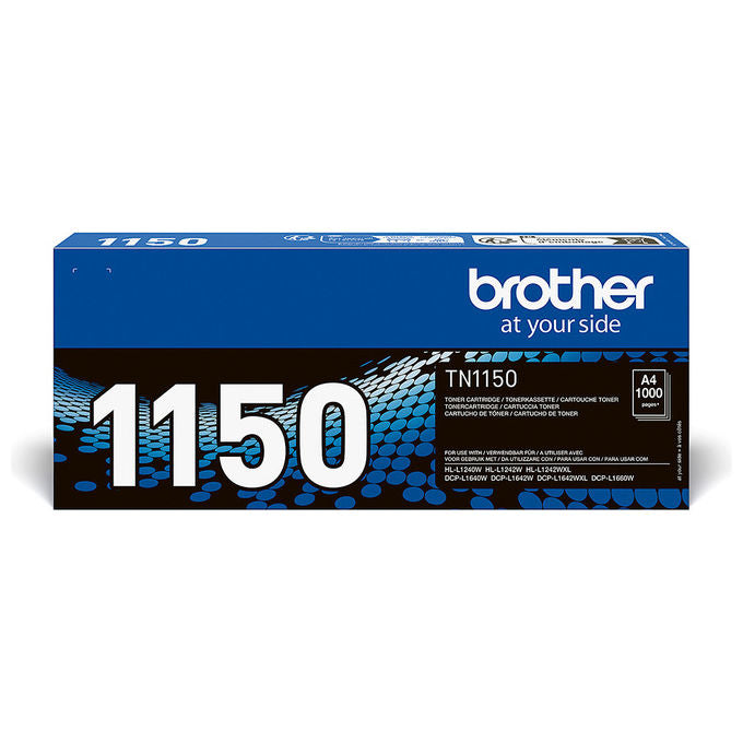 Brother, Cartuccia Toner Originale TN-1150, Nero, 1000 Pagine