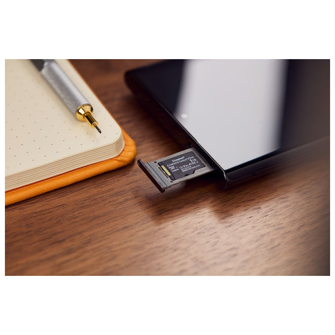 Kingston Technology SDCS3-1TB Canvas Select Plus Gen3 microSDXC 1TB 150MB-s UHS-I U3 V30 A1 Adattatore SD colore Nero
