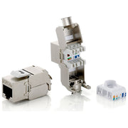 Equip, Modulo Keystone Cat.6A Schermato RJ45, Metallico