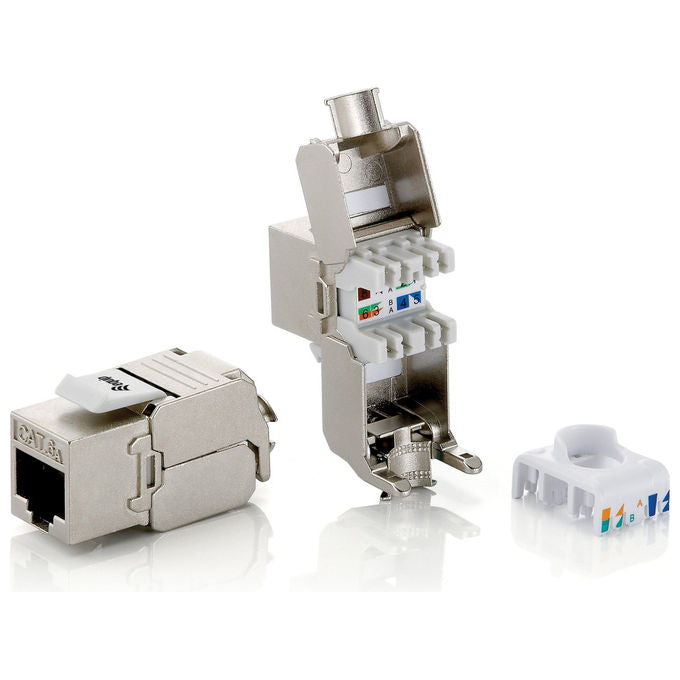 Equip, Modulo Keystone Cat.6A Schermato RJ45, Metallico