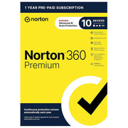 Norton 360 Premium 2026, Antivirus, 10 Dispositivi, 12 Mesi, 75GB, IT Box