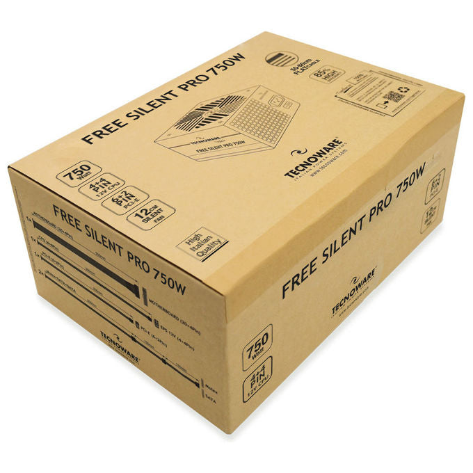 Tecnoware, Alimentatore ATX 750W, Nero, FAL751FSP12